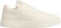 Emporio Armani Eenvoudige Vetersneakers White Heren - Thumbnail 1