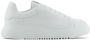 Emporio Armani Witte Leren Sneakers Logodetail Rubberen Zool White Dames - Thumbnail 11