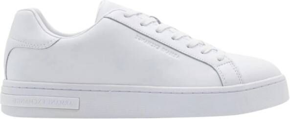Armani Exchange Witte Sneakers Moderne Minimalistische Stijl White Heren - Foto 3