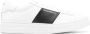 Emporio Armani Witte Leren Sneakers met Gestreept Detail White Heren - Thumbnail 10