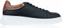 Emporio Armani Trendy Leren Sneakers voor Dames Black Dames - Thumbnail 5