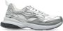 Emporio Ar i Zilveren Sneakers met Witte Details - Thumbnail 1