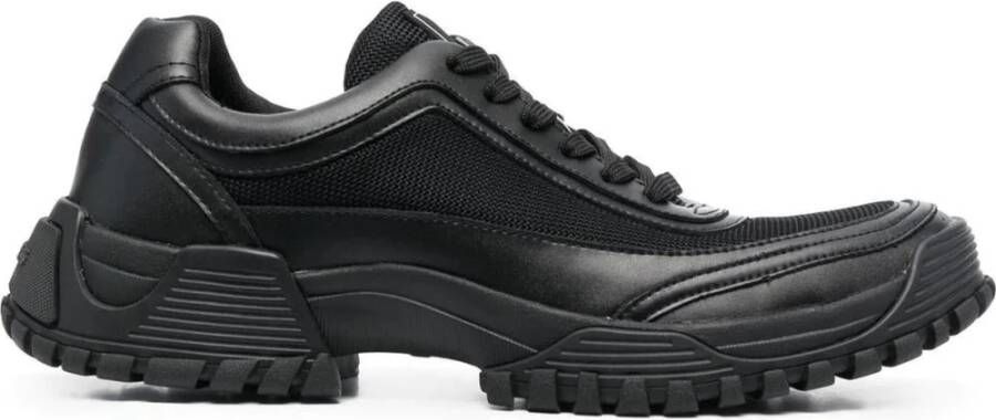 Emporio Armani Zwarte Casual Sneaker voor Mannen Black Heren