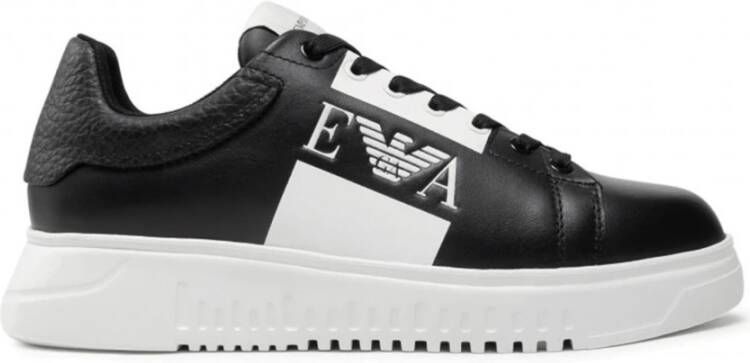 Emporio Armani Zwarte lage sneakers X4X264Xm712K001