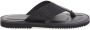 Emporio Ar i Zwarte Leren Flip-Flop Sandalen - Thumbnail 1