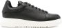 Emporio Ar i Zwarte Leren Sneakers Exclusieve Stijl - Thumbnail 1