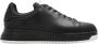 Emporio Ar i Zwarte Leren Vetersneakers - Thumbnail 1