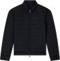 Emporio Ar i Zwarte Nylon Donsjas met Adelaar Patch - Thumbnail 1