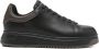 Emporio Ar i Zwarte Ribbelpaneel Sneakers - Thumbnail 1