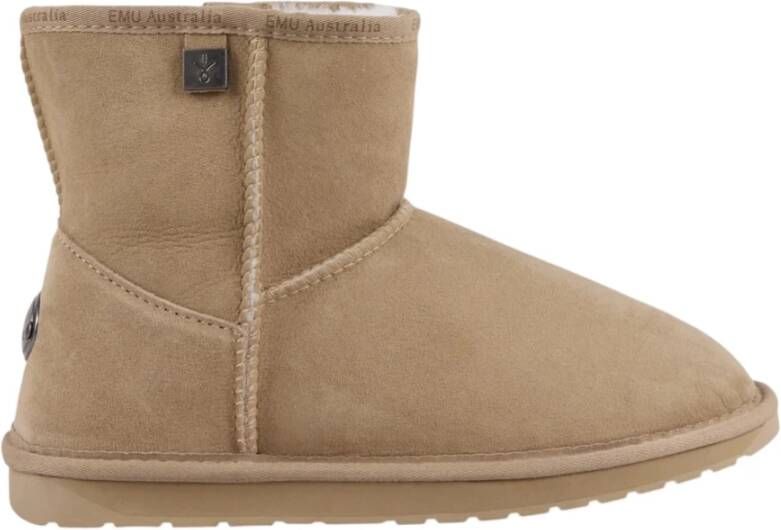 Emu Beige Schapenvacht Winterlaarzen