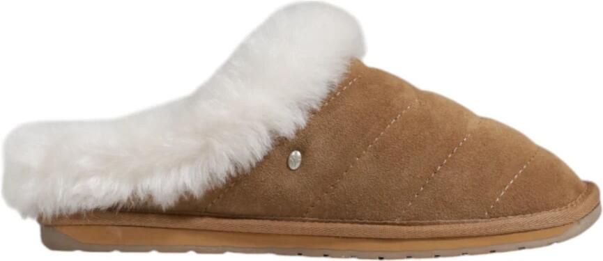 Emu Mayberry Suede Quilted Slipper