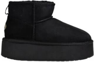 EMU Micro Flatform Dames Laarzen Black Dames