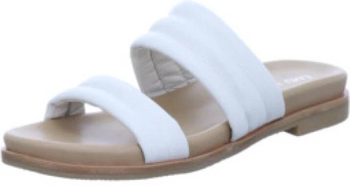 Emu Witte damesslide sandalen comfortstijl