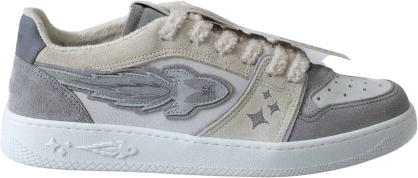Enterprise Japan Casual Elegance Sneakers Wit Grijs