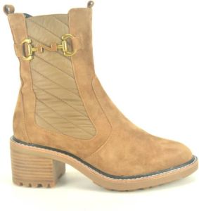 Enterprise Japan Cognac Suède Laars +gar. DZ 4cm Bruin Dames