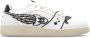 Enterprise Japan Leren sneaker met craquele inzetstukken Blue Heren - Thumbnail 10