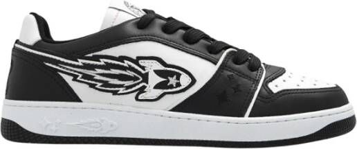 Enterprise Japan Zwarte Sneakers met Logo Detail Zwart Heren