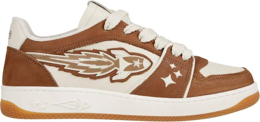 Enterprise Japan Elegante sneakers met geborduurd logo voor heren