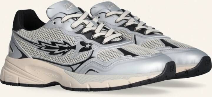 Enterprise Japan Raket Sneaker in Zilver Zwart