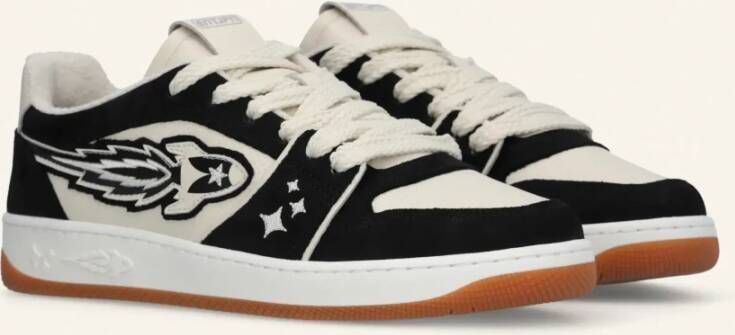 Enterprise Japan Raket Sneaker Wit Zwart