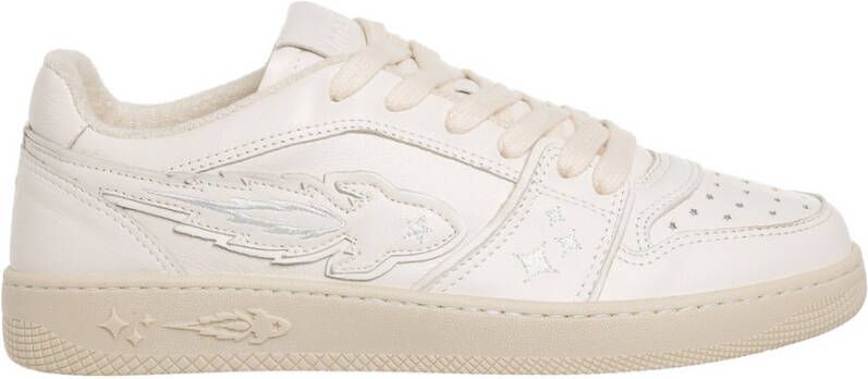 Enterprise Japan Witte Sneakers met Urban Fashion Inspiratie