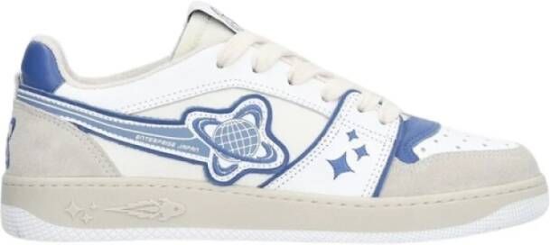 Enterprise Japan Rocket Leren Sneakers White Heren