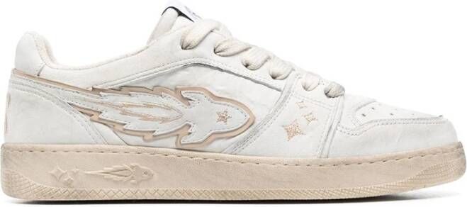 Enterprise Japan Sneaker van vuilwit kalfsleer White Heren