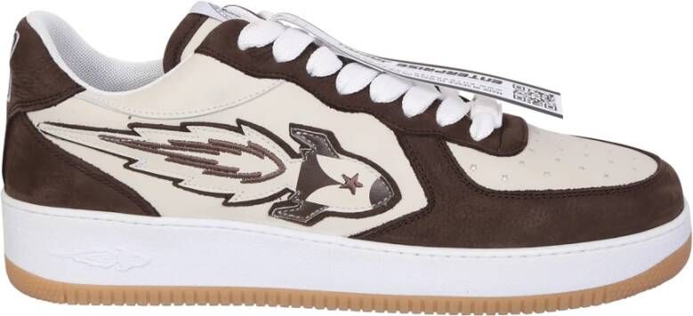 Enterprise Japan Bruine Sneakers voor Stijlliefhebbers in de Stad Brown Heren