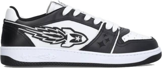 Enterprise Japan Zwarte Sneakers met Logo Detail Zwart Heren