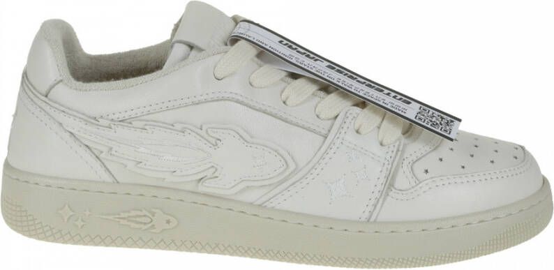 Enterprise Japan Witte Sneakers met Urban Fashion Inspiratie