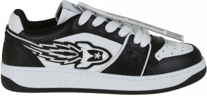 Enterprise Japan Zwarte Sneakers met Logo Detail Zwart Heren