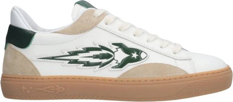 Enterprise Japan Witte en groene EJ Jupiter Rocket Sneakers