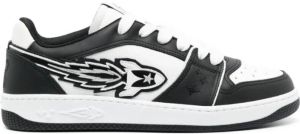Enterprise Japan Zwarte Rocket Leren Sneakers Zwart Heren