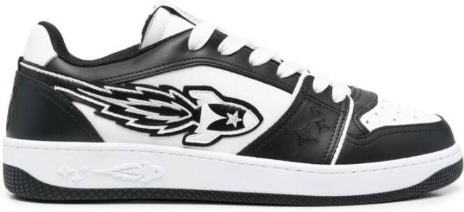 Enterprise Japan Zwarte Sneakers met Logo Detail Zwart Heren