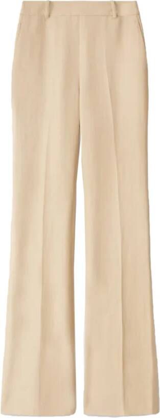 Er no Scervino Beige Linnen Bootcut Broek