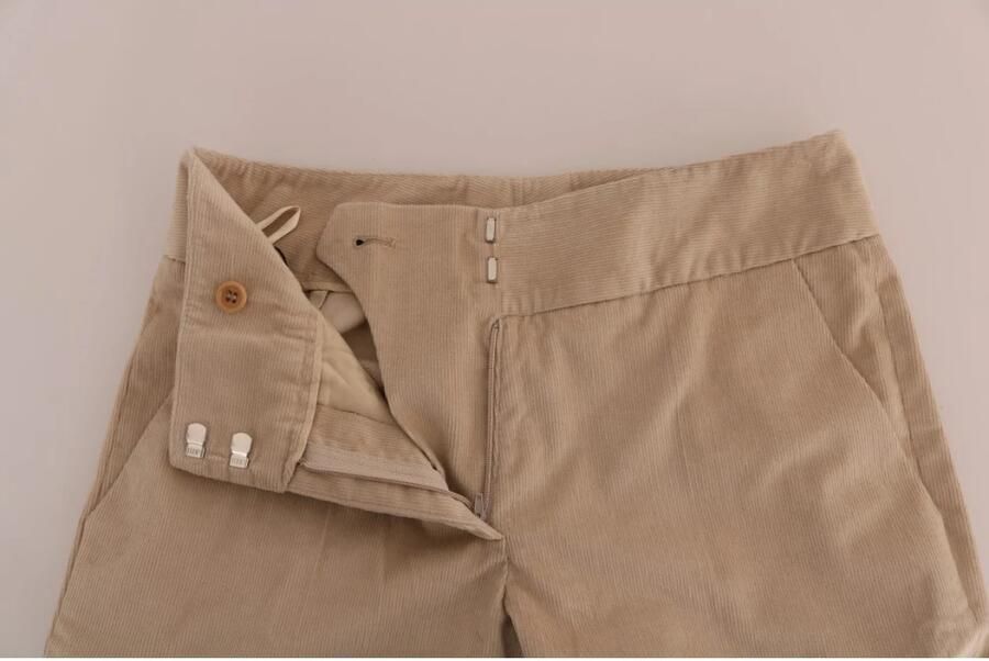 Er no Scervino Chique Beige Bootcut Flared Broek - Foto 2