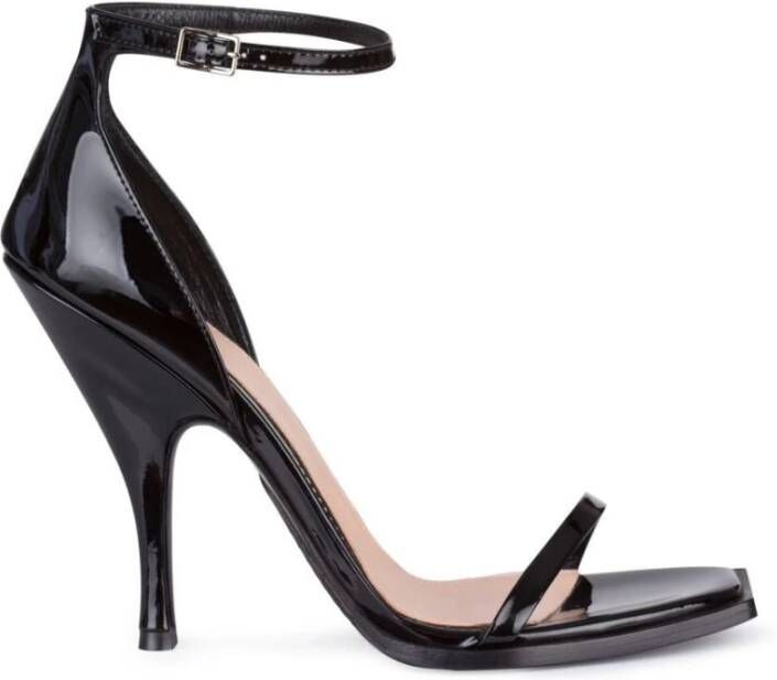 Er no Scervino Zwarte Sandalen met 10cm Hak