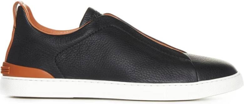 Ermenegildo Zegna Casual Sneakers voor Mannen Black Heren