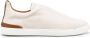 Ermenegildo Zegna Italiaanse leren sneakers Beige Heren - Thumbnail 6