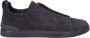 Ermenegildo Zegna Lage Top Triple Stitch Sneakers Blauw Heren - Thumbnail 1