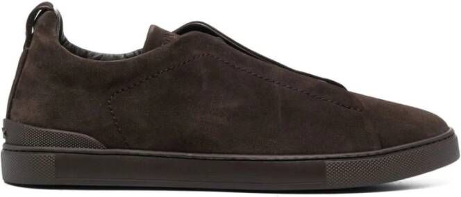 Ermenegildo Zegna Sneakers Bruin Heren