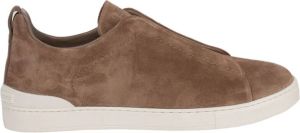 Ermenegildo Zegna Sneakers Bruin Heren