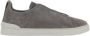 Ermenegildo Zegna Grijze Sneakers voor Mannen Aw24 Gray Heren - Thumbnail 5