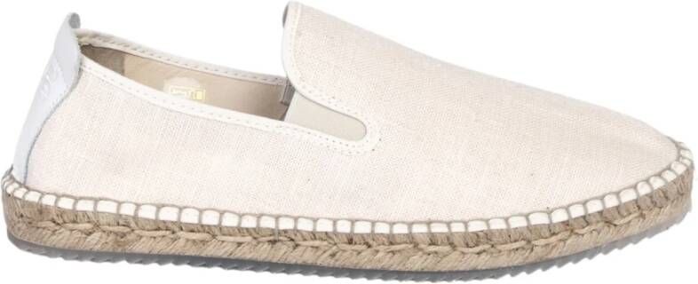 Espadrilles Platte schoenen voor zomeroutfits White Heren