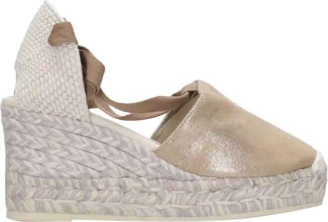 Espadrilles Wedges Beige Dames