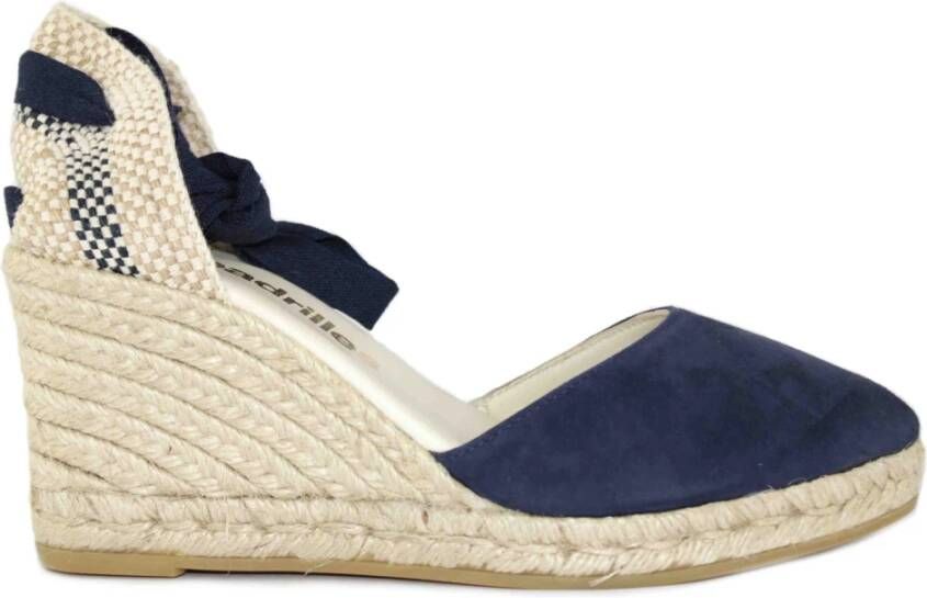 Espadrilles Wedges Blue Dames