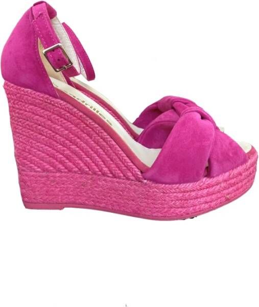 Espadrilles Wedges Pink Dames