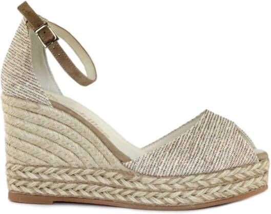 Espadrilles Wedges Yellow Dames