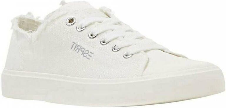 Esprit Witte Casual Veterschoenen voor Vrouwen White Dames