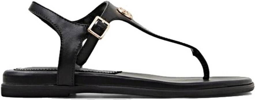 Esprit Zwarte Casual Open Platte Sandalen Black Dames